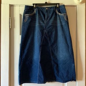 Cato Jean Skirt Size 16
